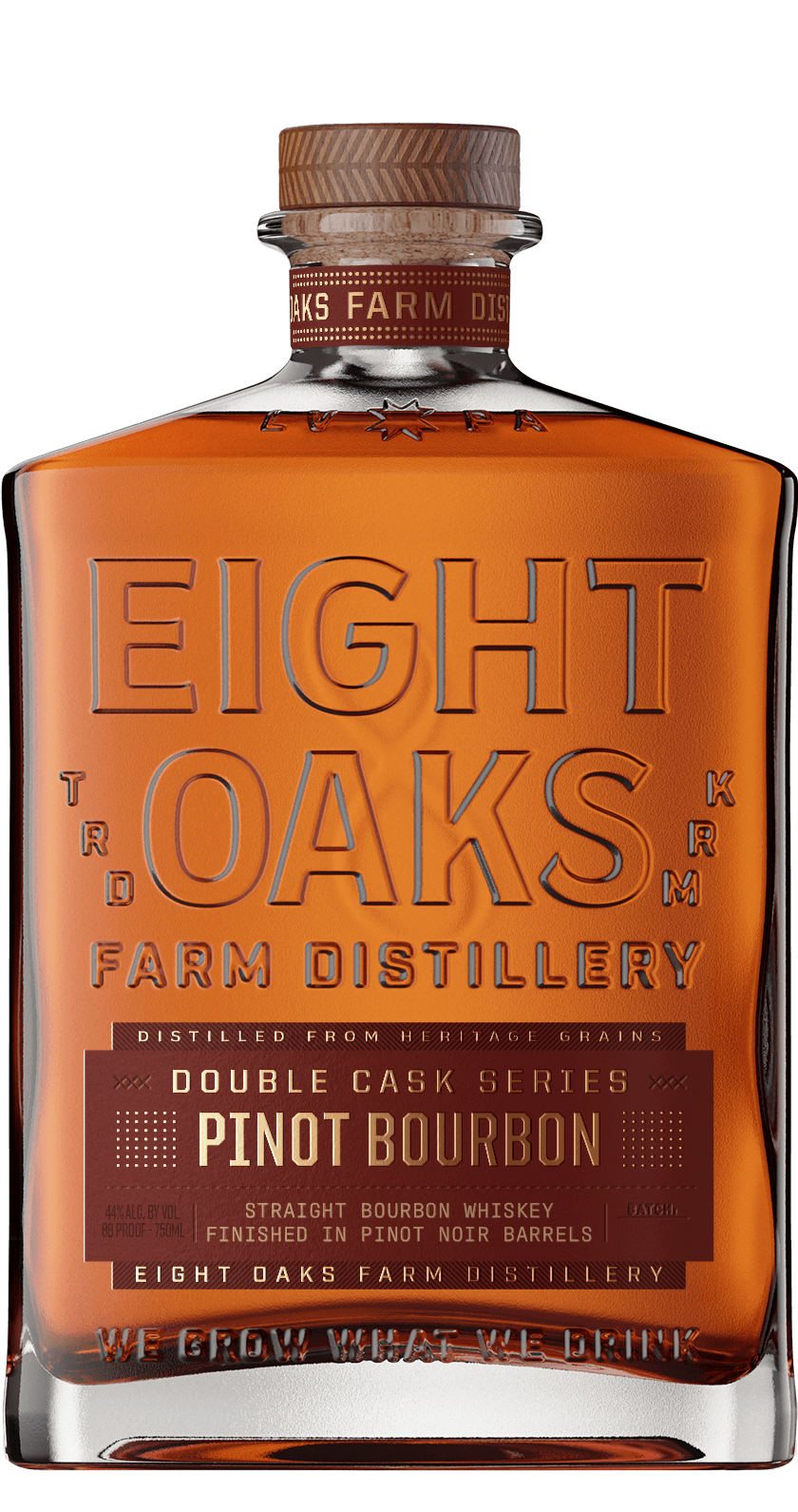 Pinot Noir Bourbon Whiskey | Eight Oaks Farm Distillery